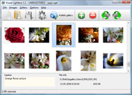 a gallery web page generatore lightbox