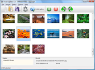photo gallery software for web site multibox visualizzazione