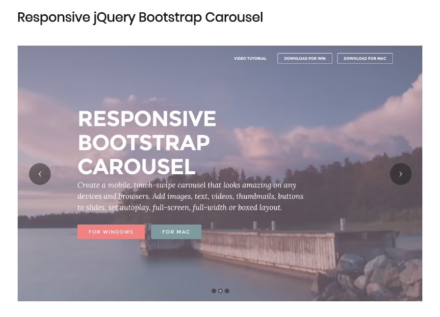  Bootstrap Carousels 