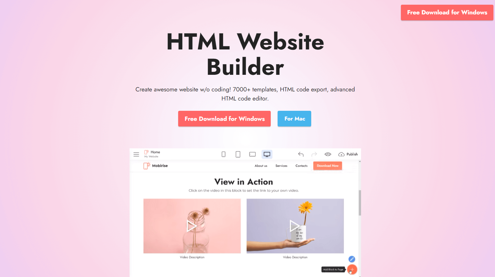  Drag And Drop HTML Builder